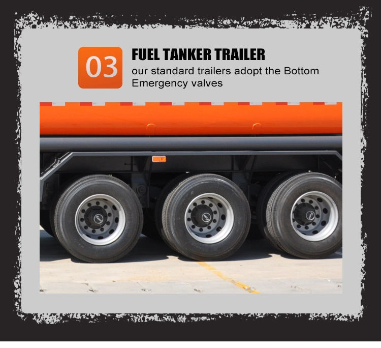 Clw Water Transportation Fuel Tanker Semi Trailer 2 Axles 3 Axles 4 Axles Gasoline Tank Semi Trailer