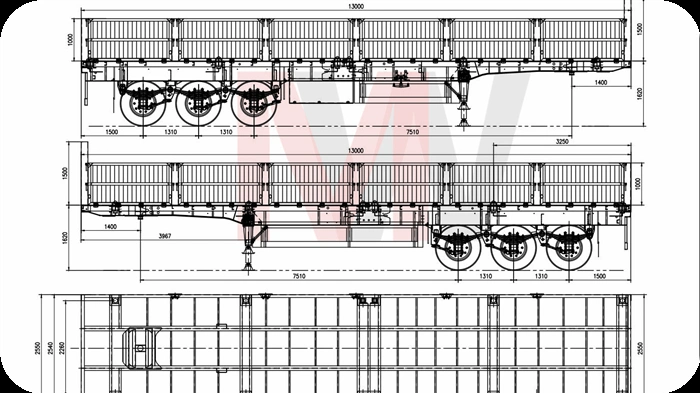 Customzied Triaxles 30t 34t 40t Removable Dropsides/Bulk Side Boards/Drop Sides/Side Wall/Bulk Cargo/Dry Cargo 3 Axles Semi Trailer Truck Semi Trailer