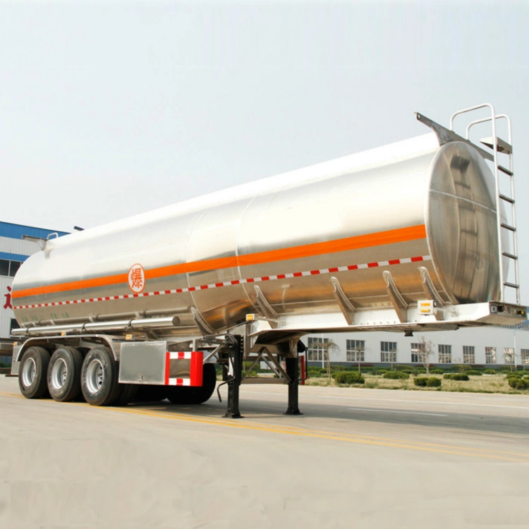 5 Compartments 6 Compartments 42000L 45000L 50000L 42cbm 45cbm 50cbm 3-Axles Aluminum Fuel Tanker Semi Trailer