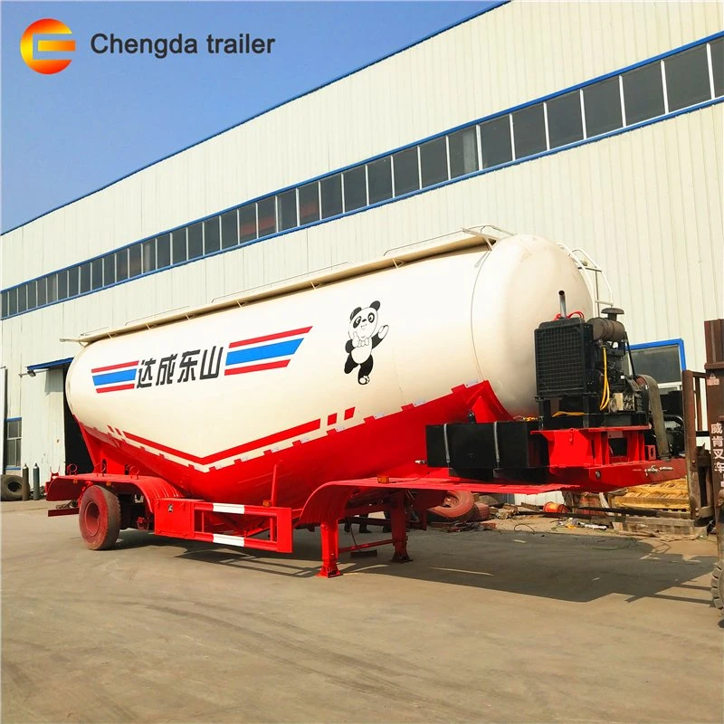 Bulk Cement Powder Tanker Transport Flyash Truck Semi Trailer