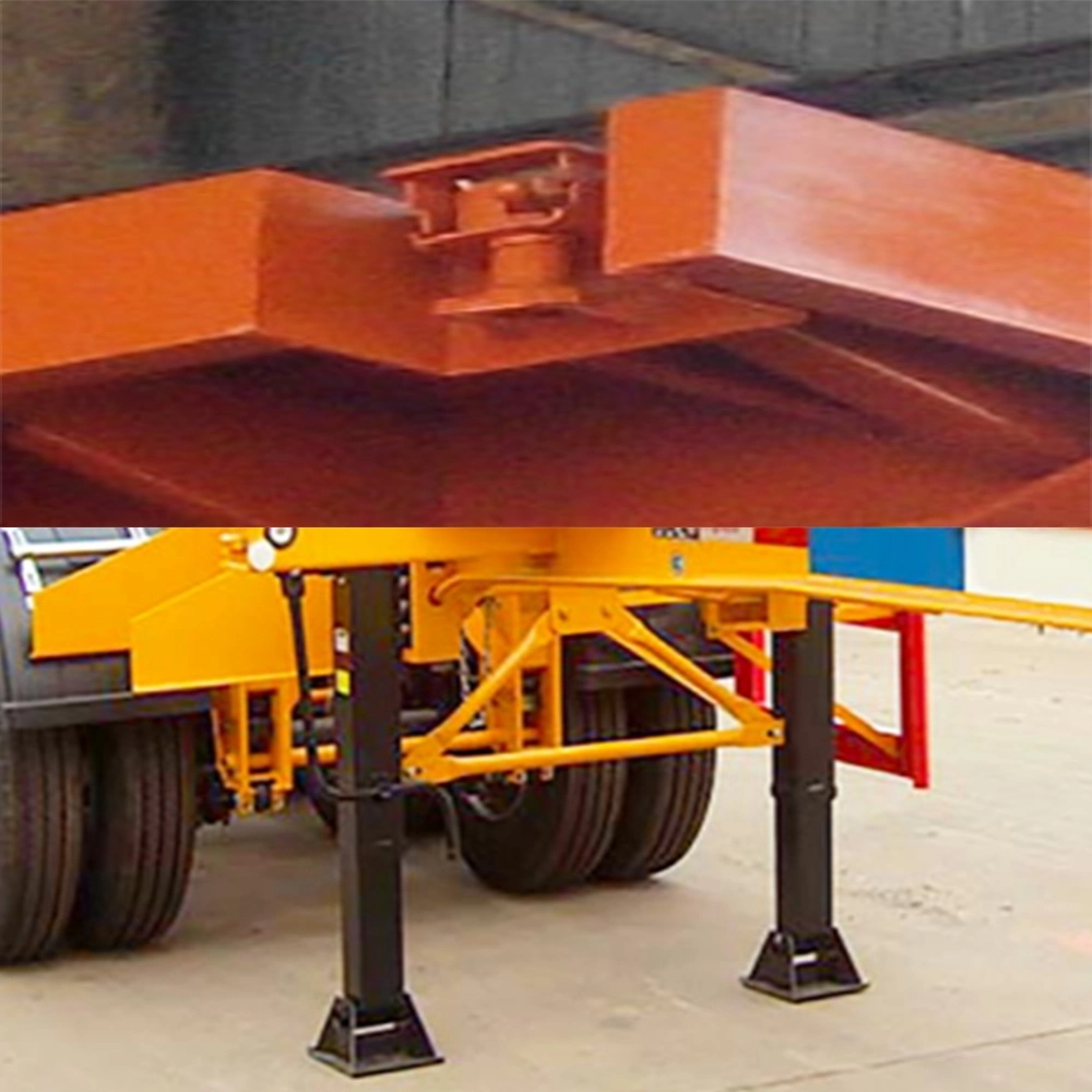 High Grade Customized Adjustable Heavy Equipment Skeletal Frame Semi Trailer Skeleton Chassis Semi Trailer